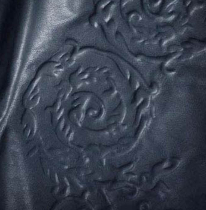 Nuovo Wing Chair with Acantha Sculpted Leather thomas-george-gallery