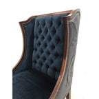 Nuovo Wing Chair with Acantha Sculpted Leather thomas-george-gallery