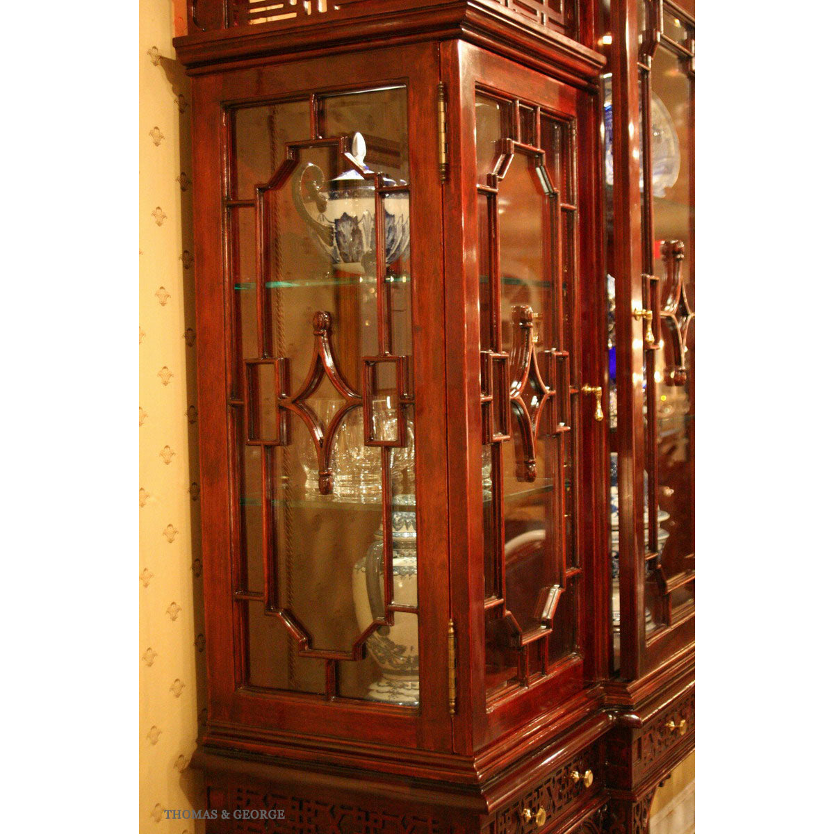 Oriental 4-Door China Cabinet thomas-george-gallery