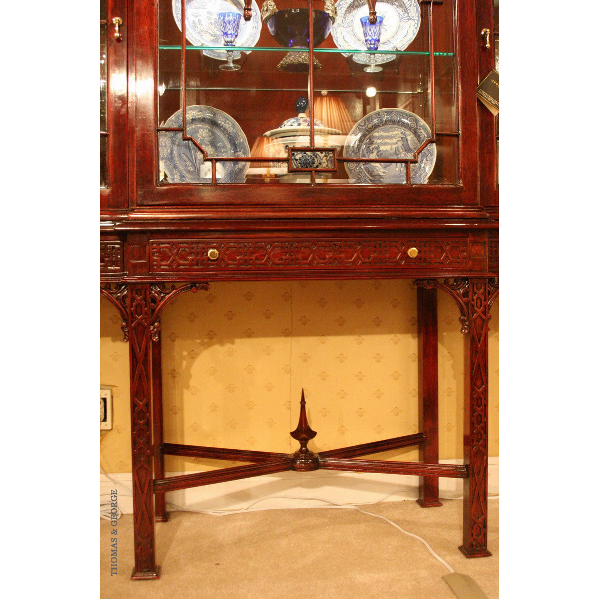 Oriental 4-Door China Cabinet thomas-george-gallery