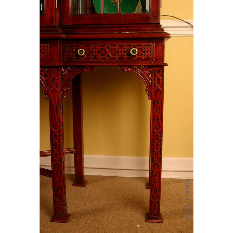 Oriental 4-Door China Cabinet thomas-george-gallery