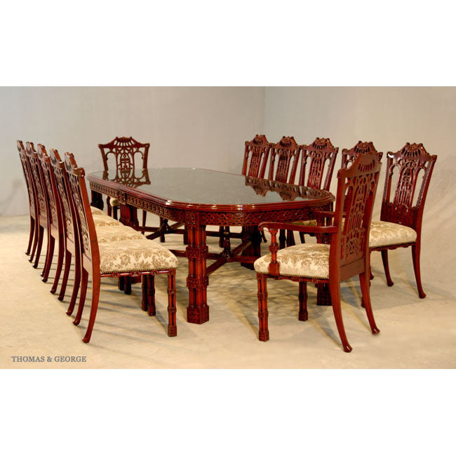 Oriental Chippendale Dining Table thomas-george-gallery