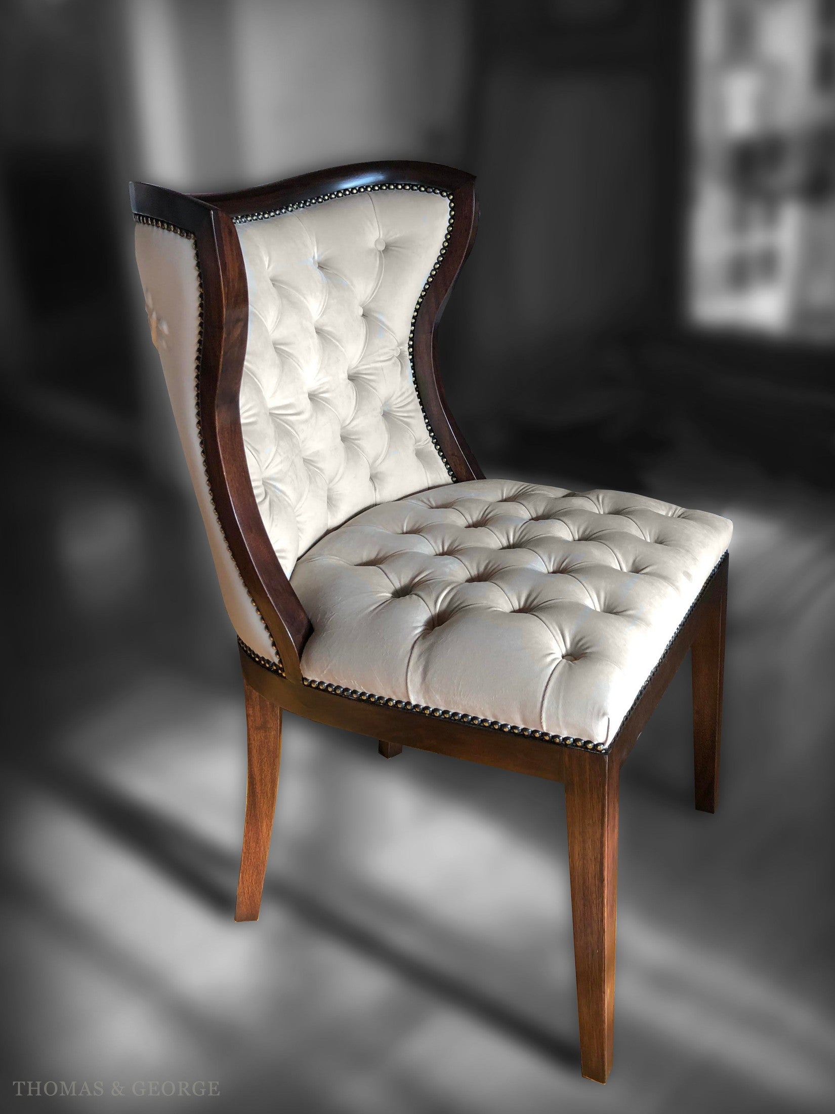 Petal Accent Chair with Blossom Leather thomas-george-gallery