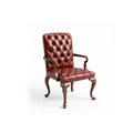 Queen Anne Shepherd's Armchair (Tufted Leather)