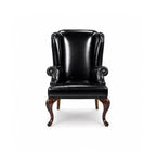 Queen Anne Plain Wing Chair (Front Cabriole)