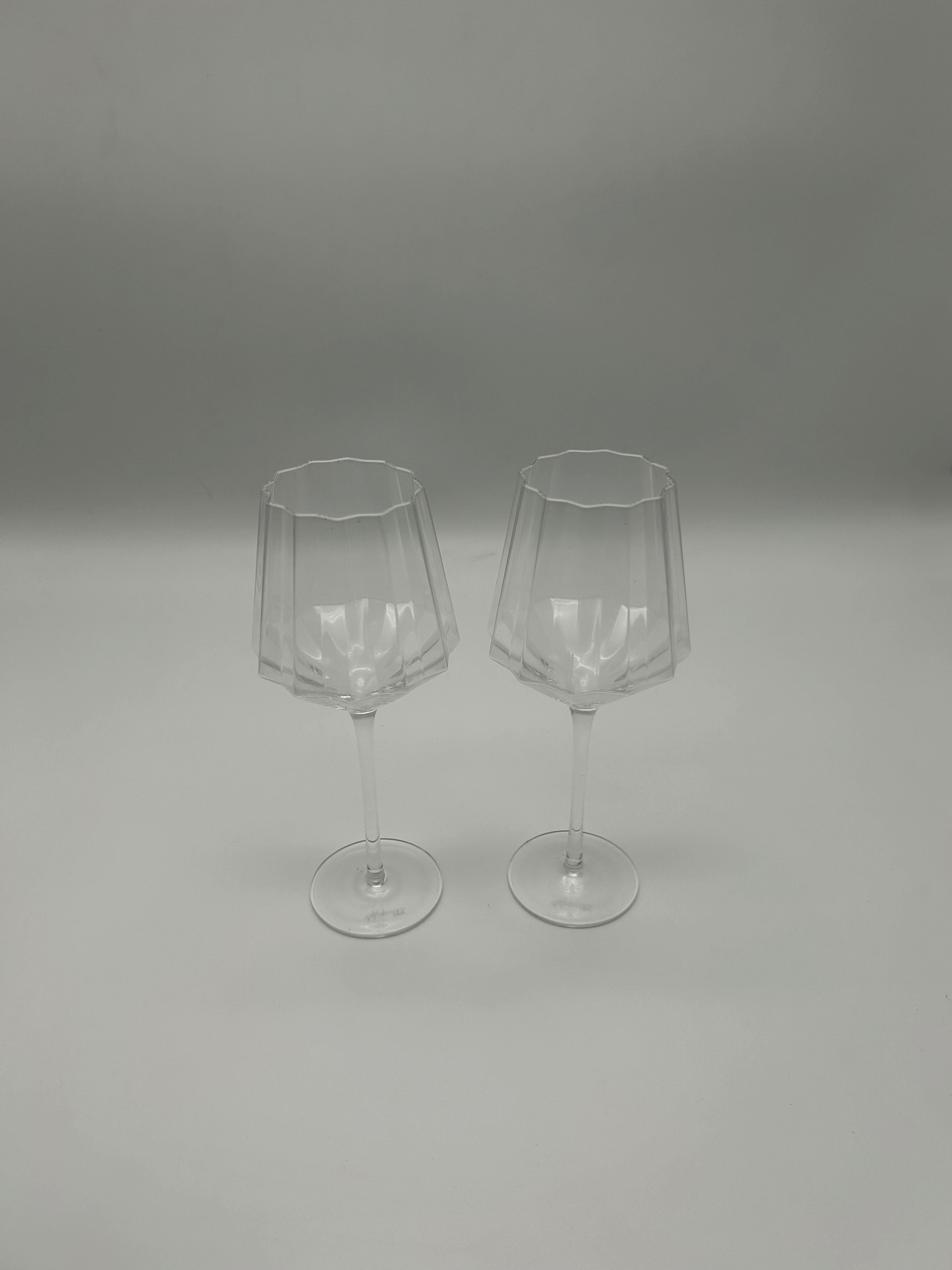 Modernism x Lara K. Crystal Red Wine | Water Glasses