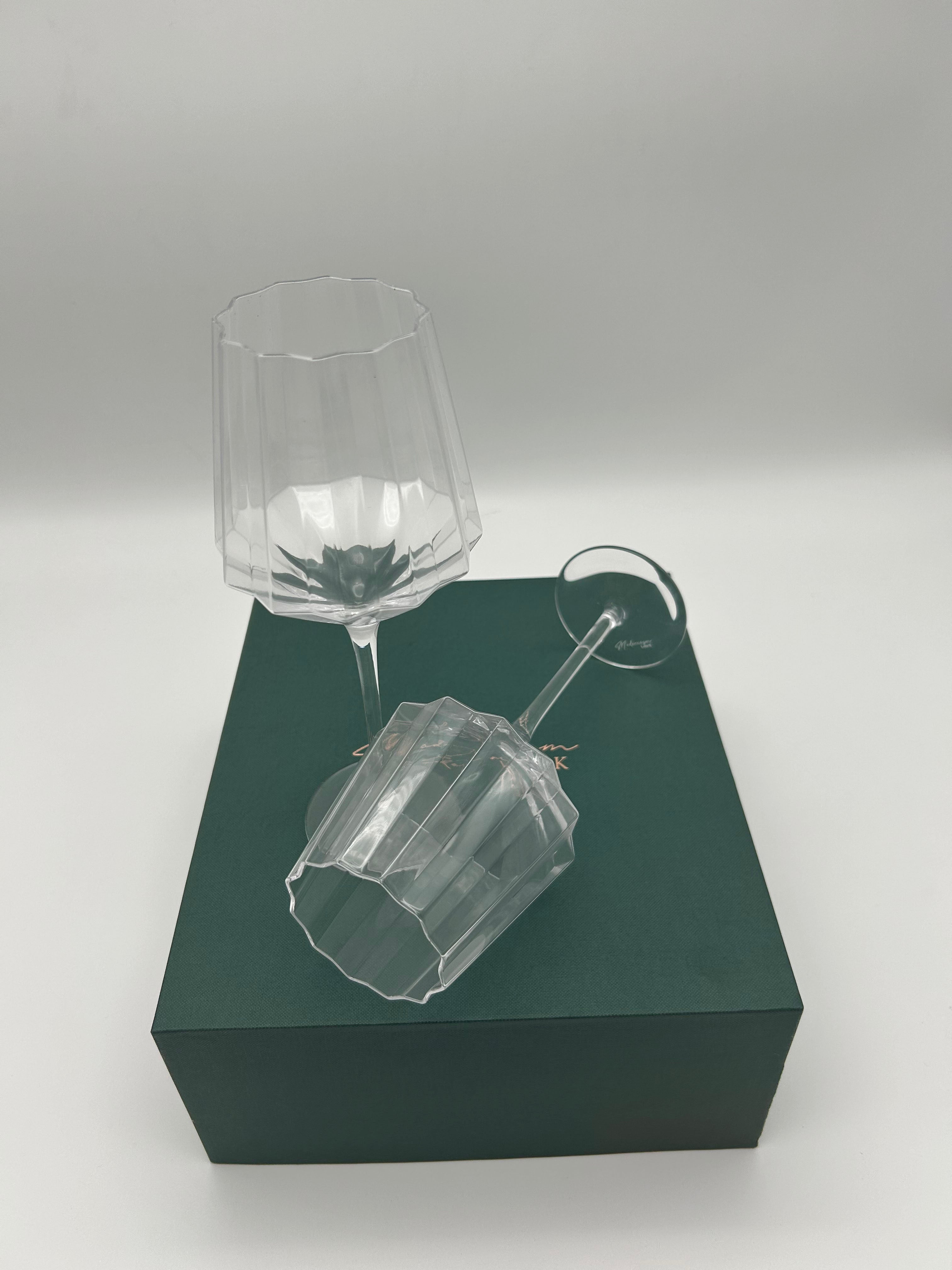 Modernism x Lara K. Crystal Red Wine | Water Glasses