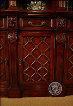 Regency Trellis Bookcase 6-Panel thomas-george-gallery