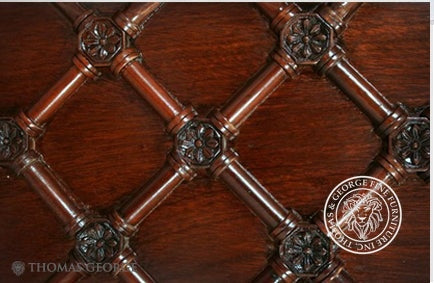 Regency Trellis Bookcase 6-Panel thomas-george-gallery