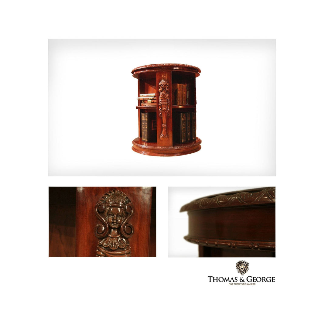 Revolving Bookcase Table thomas-george-gallery