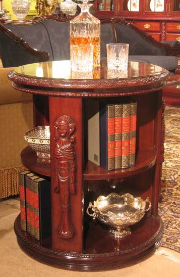 Revolving Bookcase Table thomas-george-gallery