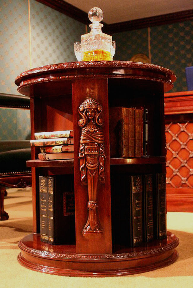 Revolving Bookcase Table thomas-george-gallery