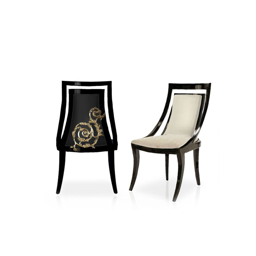 Scoop Chair with Acantha Scroll thomas-george-gallery