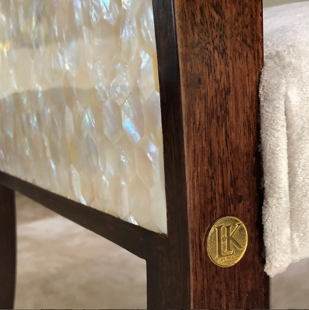 Intarsio Chair - Star Shell Inlay