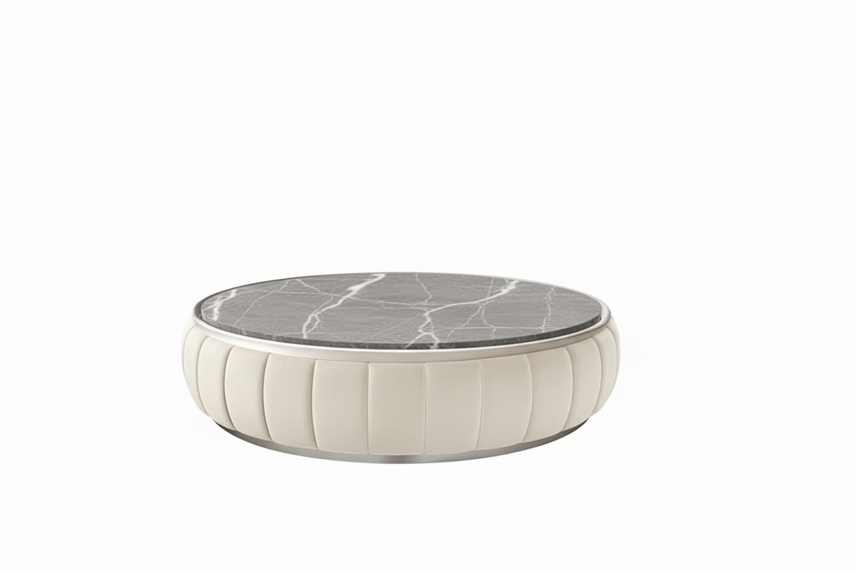 Squa Round Coffee Table Ottoman
