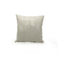 Stripe Sculpted Leather Cushion | Throw Pillow