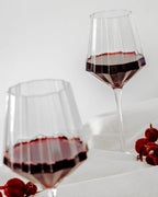 Modernism x Lara K. Crystal Red Wine | Water Glasses