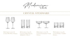 Modernism x Lara K. Crystal Wiskey Tumbler Glasses - Lowball