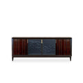 Uffi Focal Sideboard with Acantha Sculpted Leather & Brass Inlay thomas-george-gallery