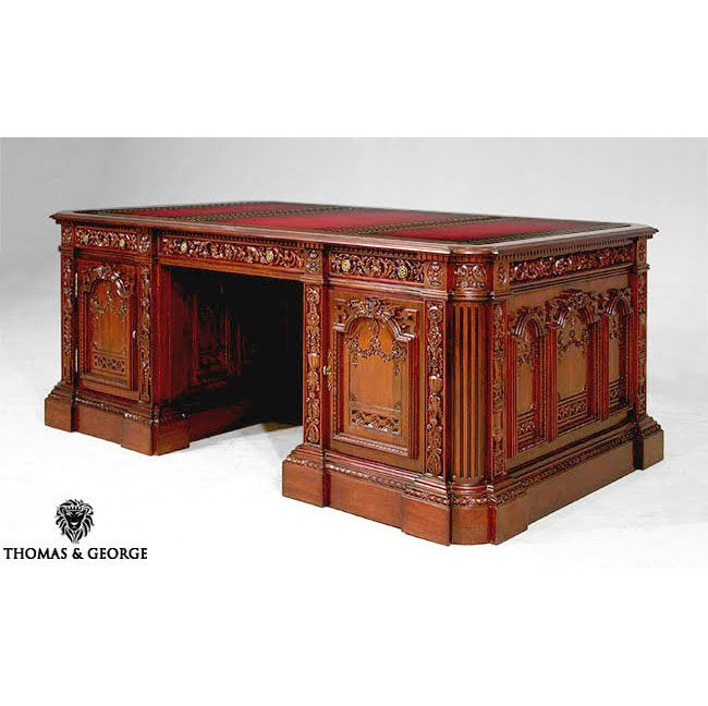 White House Resolute Oval Office Desk thomas-george-gallery